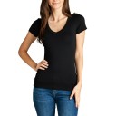 Dame basis T-shirt med korte ærmer 3