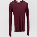 Dame basis T-shirt med lange ærmer 8