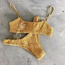 Dame bikini i brasiliansk stil, strikket J3266 5