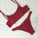 Dame bikini i brasiliansk stil, strikket J3266 17