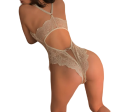 Dame bodysuit i blonde A3203 5