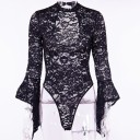 Dame bodysuit i blonde B693 1