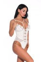 Dame bodysuit i blonde B721 3