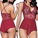 Dame bodysuit i blonde P325 4