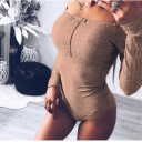 Dame bodysuit med skulderlukning B749 6