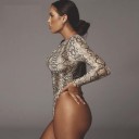 Dame bodysuit med skulderlukning B783 2
