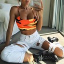 Dame camouflage crop top A1210 10