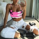 Dame camouflage crop top A1210 2