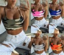 Dame camouflage crop top A1210 7