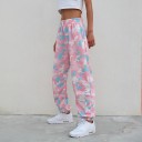 Dame camouflage joggingbukser, lyserøde 1