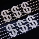 Dame choker halskæde dollar 2