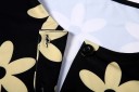 Dame crop top med blomster B174 4