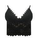 Dame crop top med blonde A1190 2