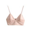 Dame crop top med høj halsudskæring A1095 7