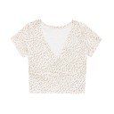 Dame crop top med høj halsudskæring B364 6