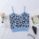 Dame crop top med leopardmønster A1082 4