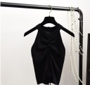 Dame crop top med pull-on-motiv 7