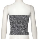Dame crop top med sløjfe A1245 5