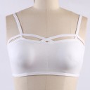 Dame crop top med spaghettistropper B232 7