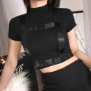 Dame crop top med stropper 3