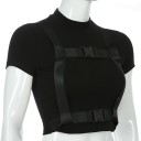Dame crop top med stropper 5