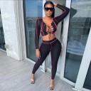 Dame crop top og bukser B1103 4