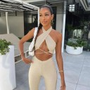 Dame crop top og bukser B1134 2