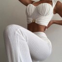 Dame crop top og bukser B1164 4