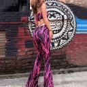 Dame crop top og bukser B1241 3