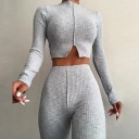 Dame crop top og bukser B1278 1