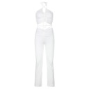 Dame crop top og bukser B891 5