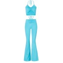 Dame crop top og bukser B891 8