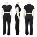 Dame crop top og bukser B908 4