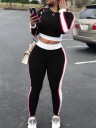 Dame crop top og joggingbukser B1005 3