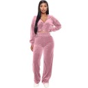 Dame crop top og joggingbukser B934 5