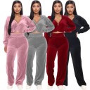 Dame crop top og joggingbukser B934 2