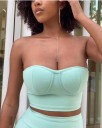 Dame crop top og nederdel B1045 3