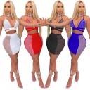 Dame crop top og nederdel B1065 1