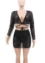 Dame crop top og nederdel B1076 3