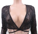 Dame crop top og nederdel B1076 5