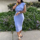 Dame crop top og nederdel B1104 9