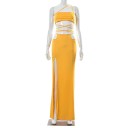 Dame crop top og nederdel B1106 4