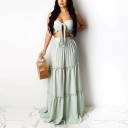 Dame crop top og nederdel B1160 7