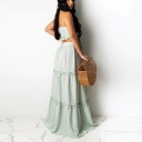 Dame crop top og nederdel B1160 2