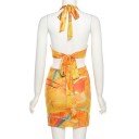 Dame crop top og nederdel B1192 4