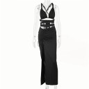 Dame crop top og nederdel B1204 6