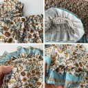 Dame crop top og nederdel B1211 4