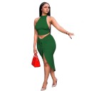 Dame crop top og nederdel B1216 7