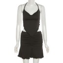 Dame crop top og nederdel B1255 5