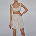 Dame crop top og nederdel B1260 7